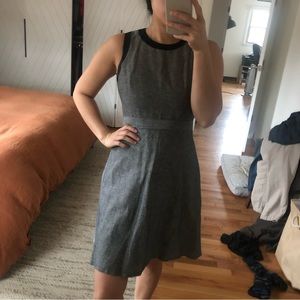 Tahari Petite grey dress size 2